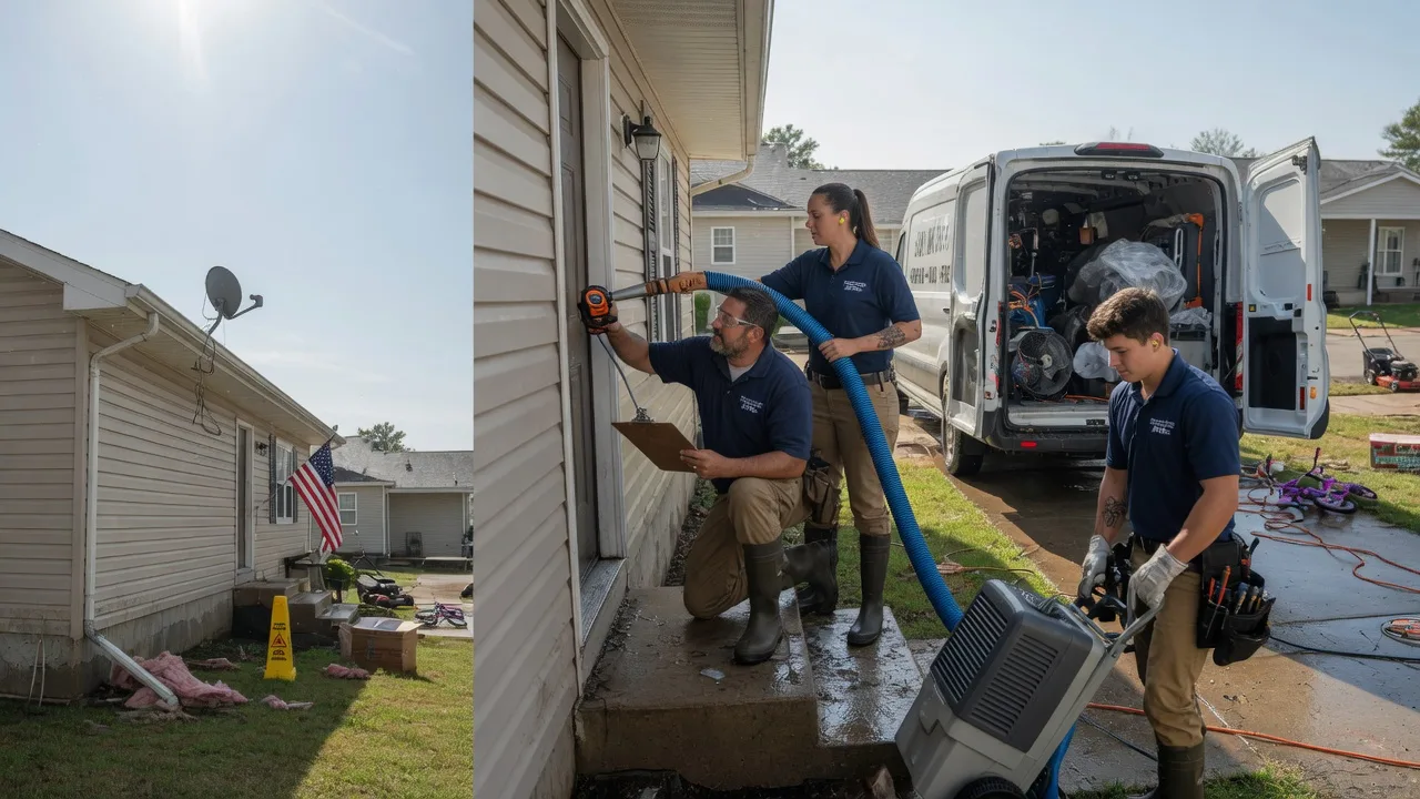 Ceiling Water Damage Restoration in Conroe, TX near me